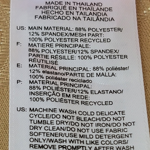 Reebok Speedwick Petite Orange Racerback Sports Bra Vest Top Size XS - Picture 8 of 8